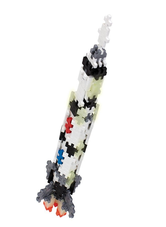 Plus-Plus PLUS PLUS - Mini Maker Tube - Saturn V Rocket, Apollo 11 Space Playset - 240 Piece, Construction Building STEM | STEAM Toy, Interlocking Mini Puzzle Blocks for Kids - Image 3